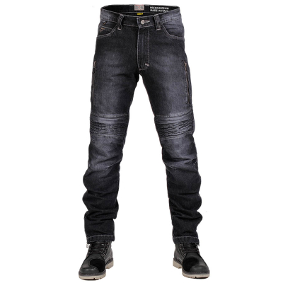 Мотоджинсы INFLAME DRACO DARK, цвет чёрный